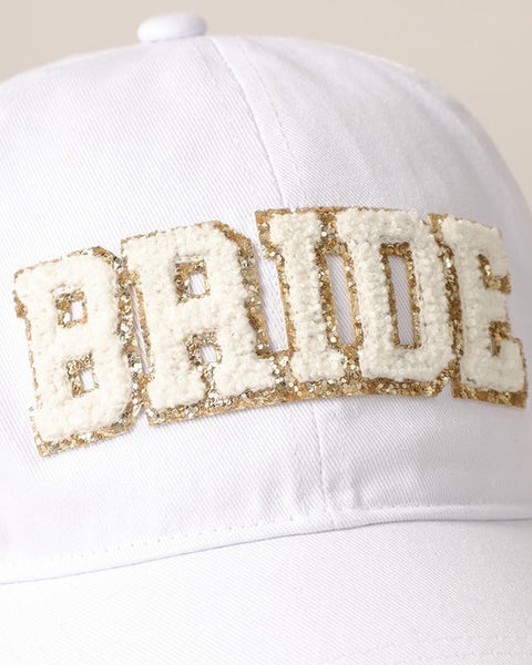 BRIDE Chenille Letter Patch Hat