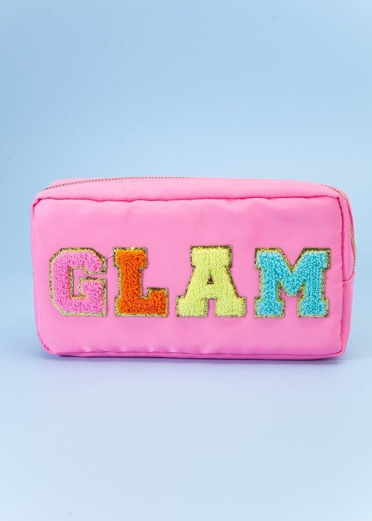 Stoney deals clover lane pink pouch with glam patch