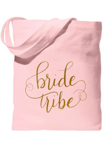 Bride Tribe Gold Foil Tote