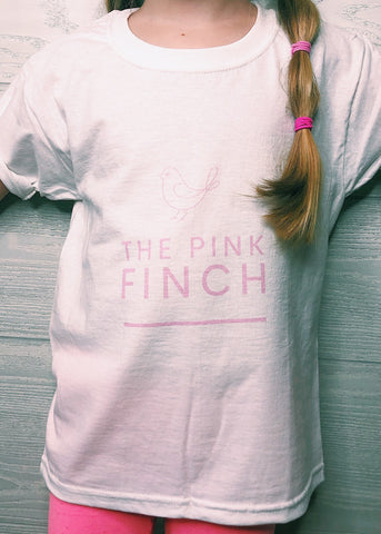 Youth The Pink Finch Logo Tee