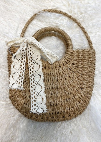 This Straw Tote Handbag