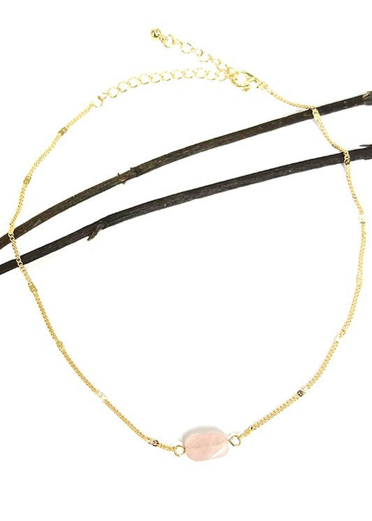 Blush Stone Choker