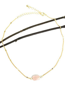 Blush Stone Choker