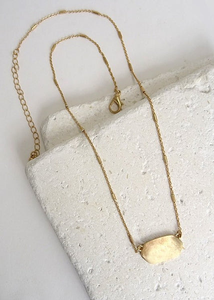 Simple Plate Necklace