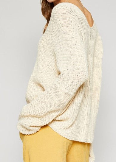 Anisa Loose Knit Button Cardigan