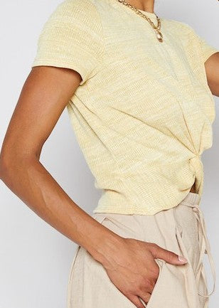 Gold Coast Twist Knot Top