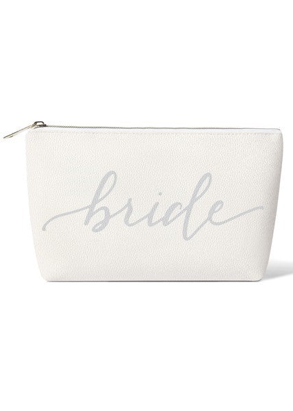 Bride Faux Leather Makeup Bag