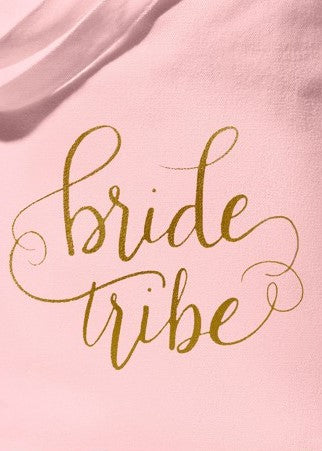 Bride Tribe Gold Foil Tote