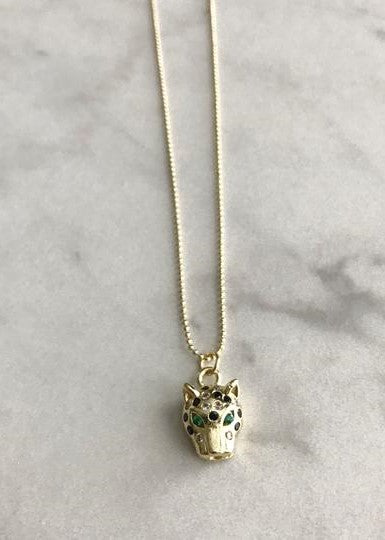 Leopard Charm Necklace