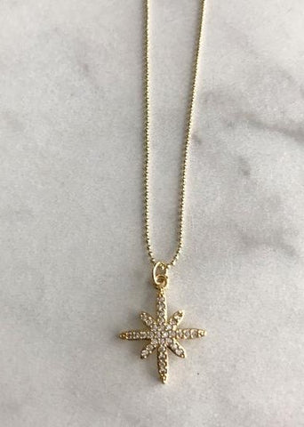 North Star Charm Necklace