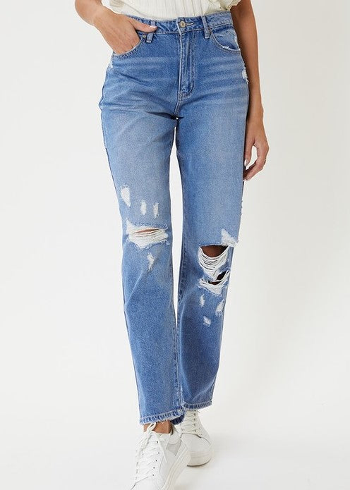 High Rise 90's Boyfriend Jeans