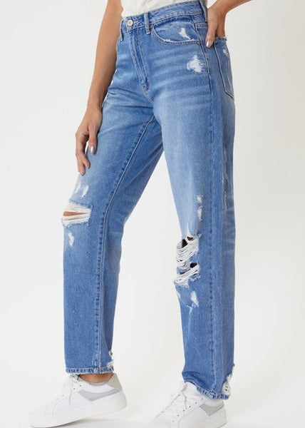 High Rise 90's Boyfriend Jeans