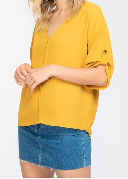 Best of Friends Mustard Top