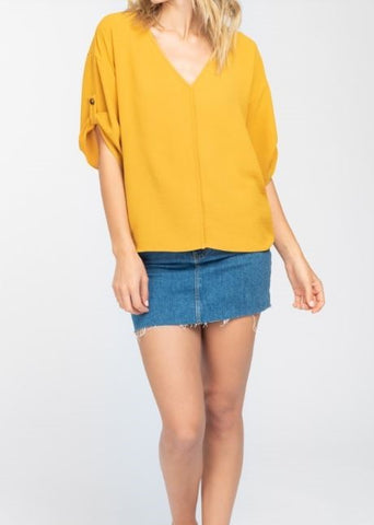 Best of Friends Mustard Top