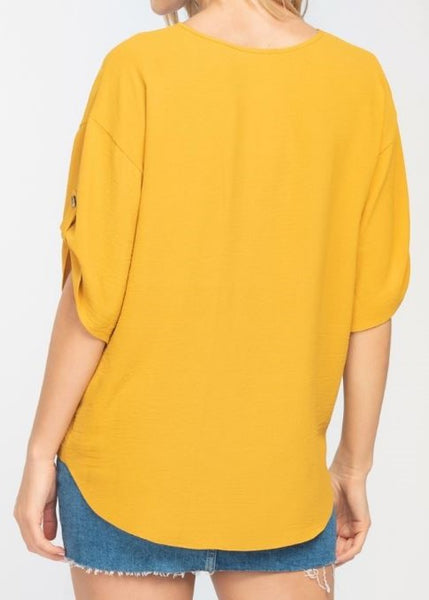 Best of Friends Mustard Top