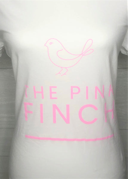 The Pink Finch Logo Tees