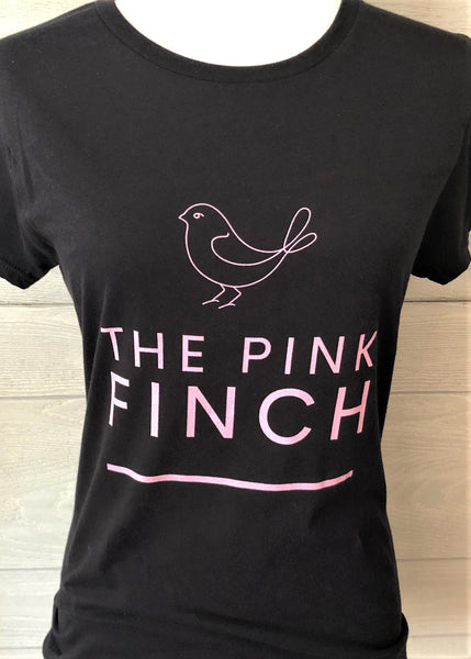 The Pink Finch Logo Tees