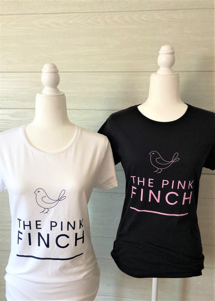 The Pink Finch Logo Tee