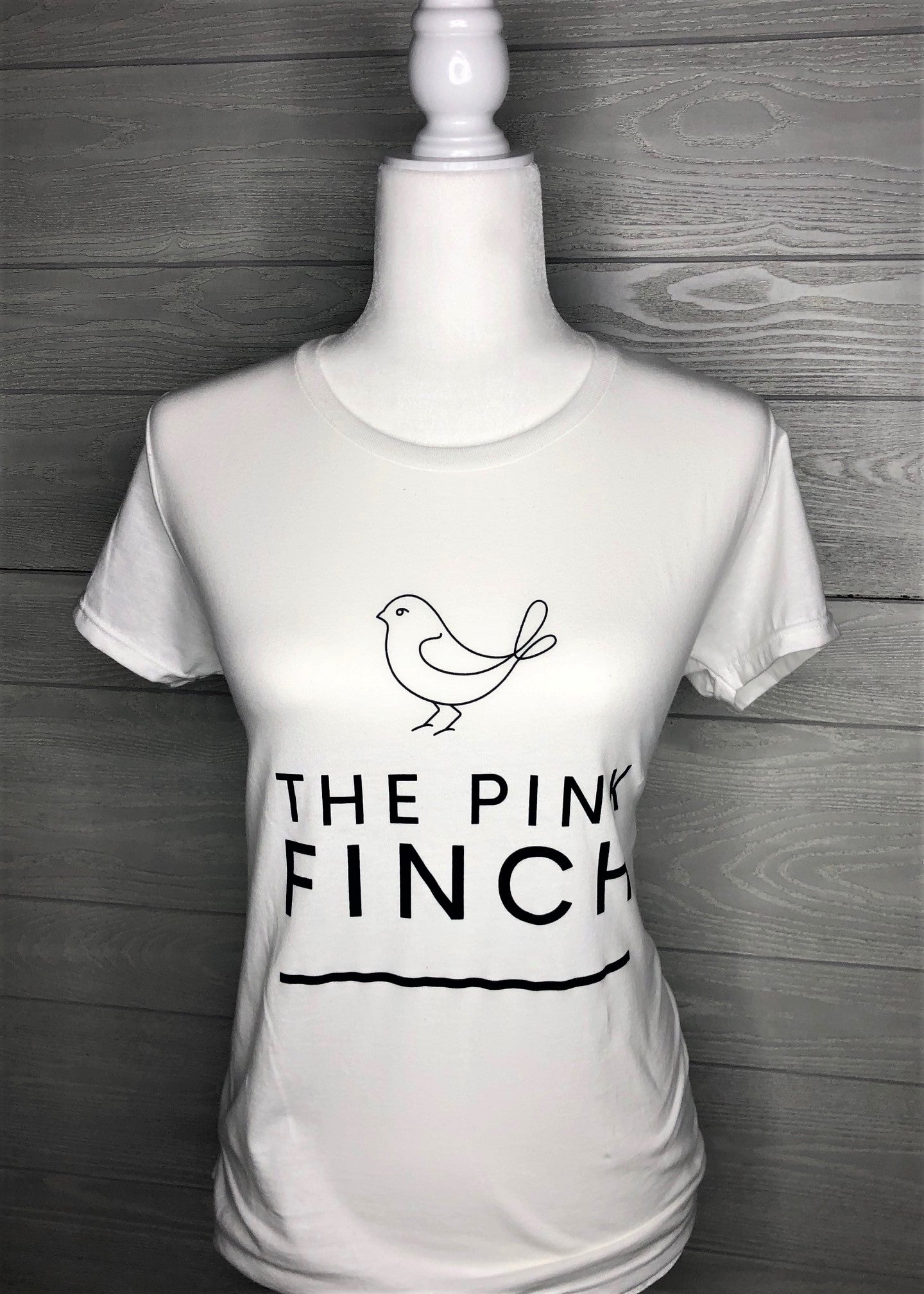 The Pink Finch Logo Tees