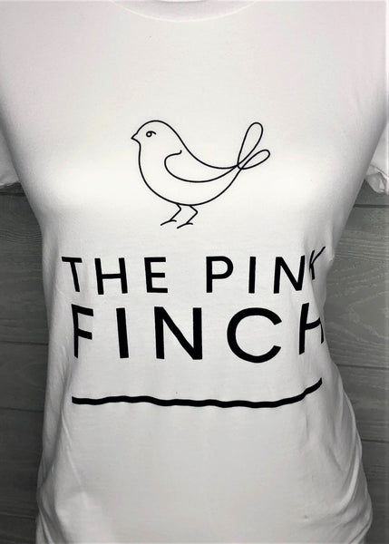 The Pink Finch Logo Tees