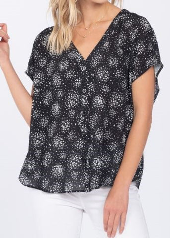 Starry Nights Short Sleeve Top