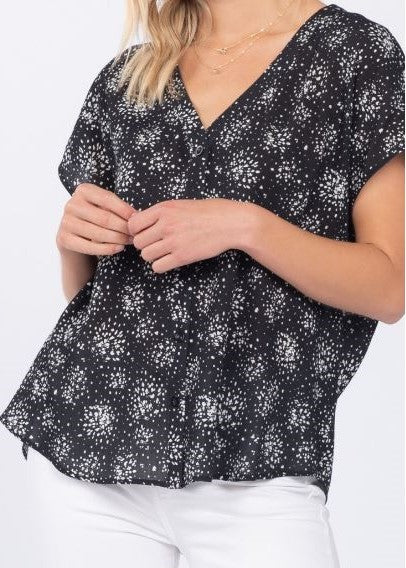 Starry Nights Short Sleeve Top