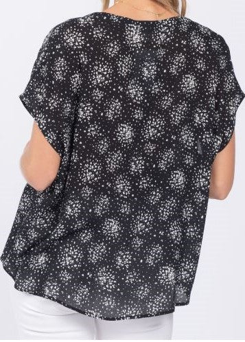 Starry Nights Short Sleeve Top