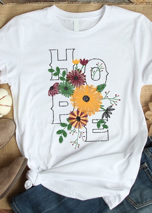 HOPE Floral Tee