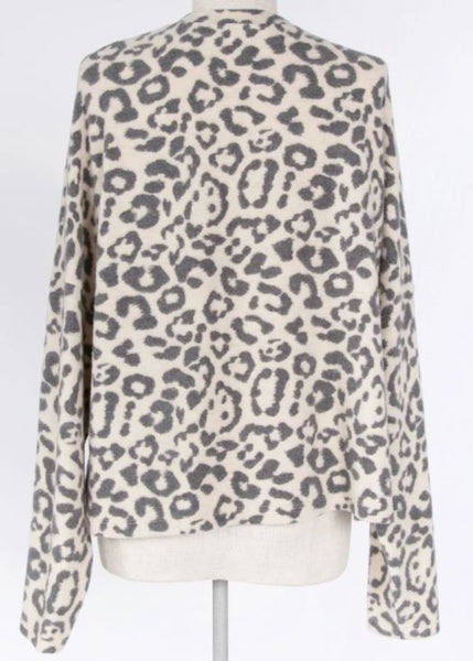 Warm Embrace Leopard Long Sleeve Top