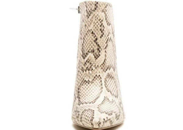 Beige and Black Meier Snake Bootie