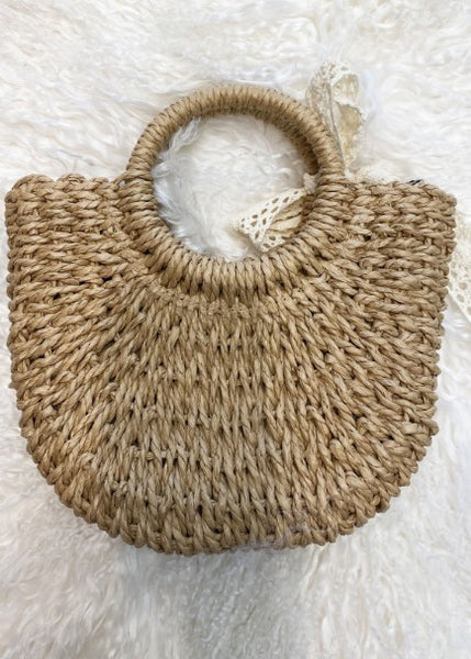 This Straw Tote Handbag